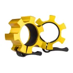 Sigurante pentru bara olimpica 50 mm HMS ZG1500, aluminiu auriu