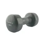 Gantera aerobic din vinil HMS 5 kg, gri, pentru fitness si tonifiere
