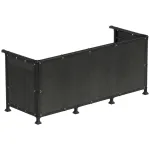 Paravan plasa umbrire balcon impermeabil 500x90 cm, 95% umbrire, antracit