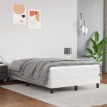 Saltea cu arcuri buzunar, fermitate medie, alb, 120x200x20 cm, piele ecologică GartenMobel Dekor