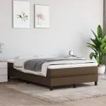 Saltea cu arcuri buzunar, fermitate medie, maro închis, 120x200x20 cm, textil GartenMobel Dekor