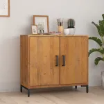 Servantă, maro, 75x35x70 cm, lemn masiv de pin reciclat GartenMobel Dekor