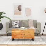 Măsuță de cafea, 80x50x40 cm, lemn masiv acacia/lemn prelucrat GartenMobel Dekor