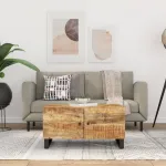 Măsuță de cafea, 80x50x40 cm, lemn masiv mango/lemn prelucrat GartenMobel Dekor