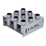 Suport bare olimpice HMS STR35 pentru 9 bare, otel rezistent