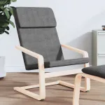 Scaun de relaxare, gri închis, material textil GartenMobel Dekor