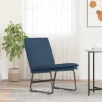 Scaun de relaxare, albastru, 52x75x76 cm, material textil GartenMobel Dekor