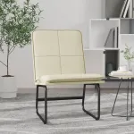 Scaun de relaxare, crem, 54x75x76 cm, piele artificială GartenMobel Dekor