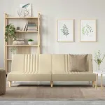 Canapea extensibilă, crem, material textil GartenMobel Dekor