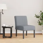 Fotoliu, gri deschis, material textil GartenMobel Dekor