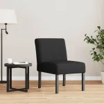Fotoliu, negru, material textil GartenMobel Dekor