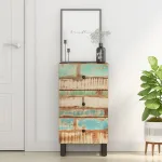 Servantă cu 3 sertare, 40x33,5x75 cm, lemn masiv recuperat GartenMobel Dekor