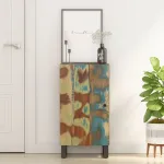 Servantă cu ușă, 40x31x75 cm, lemn masiv recuperat GartenMobel Dekor