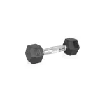 Gantera hexagonala inSPORTline Hexclusive 2 kg, otel si strat TPU