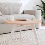 Blat de masă rotund, Ø70x1,5 cm, lemn masiv de fag GartenMobel Dekor