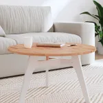 Blat de masă rotund, Ø70x1,5 cm, lemn masiv de fag GartenMobel Dekor