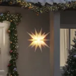 Lumină de Crăciun cu LED, alb, 57 cm, pliabil GartenMobel Dekor