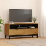 Dulap TV „FLAM” 110x40x50 cm, lemn masiv de pin GartenMobel Dekor