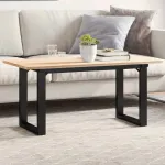 Picioare Măsuță de cafea O-Frame 90x30x43 cm Oţel GartenMobel Dekor