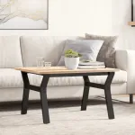 Picioare Măsuță de cafea Y-Frame 70x60x43 cm Oţel GartenMobel Dekor