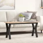 Picioare Măsuță de cafea Y-Frame 90x30x43 cm Oţel GartenMobel Dekor