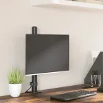Suport de perete pentru monitor VESA 75/100 mm, negru, oțel GartenMobel Dekor