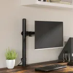Suport de perete pentru monitor VESA 75/100 mm, negru, oțel GartenMobel Dekor