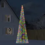 Pom de Crăciun LED 1534 LED-uri colorate 500 cm GartenMobel Dekor