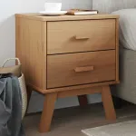 Noptieră „OLDEN”, maro, lemn masiv de pin GartenMobel Dekor