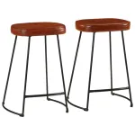 Scaune de bar, 2 buc., maro închis, 41x29x62 cm GartenMobel Dekor