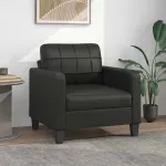 Canapea de o persoană, 60 cm, piele ecologică GartenMobel Dekor