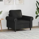 Canapea de o persoană, 60 cm, piele ecologică GartenMobel Dekor