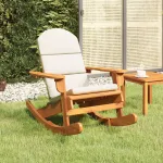 Scaun de grădină Adirondack cu perne, lemn masiv acacia GartenMobel Dekor
