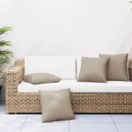 Perne de canapea, 4 buc., taupe, 60x60 cm, textil GartenMobel Dekor