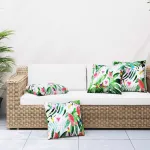 Perne decorative, 4 buc, multicolor, 60x60 cm, textil GartenMobel Dekor