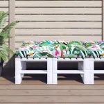 Pernă de paleți, multicolor, 120x80x12 cm, material textil GartenMobel Dekor