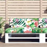 Perne de paleți, 2 buc., multicolor, textil GartenMobel Dekor