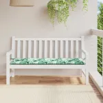 Pad pentru Bancă Frunză Model cu frunze 200 x 50 x 3 cm GartenMobel Dekor