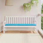Pad pentru Bancă Simplu Turcoaz 150 x 50 x 3 cm Material Oxford GartenMobel Dekor