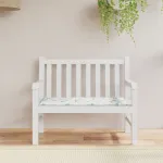 Pernă bancă de grădină model frunze, 100x50x3 cm, textil oxford GartenMobel Dekor