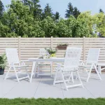 Perne de scaun, model frunze, 4 buc., 40x40x4 cm, textil GartenMobel Dekor