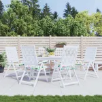Perne pentru scaune 6 pcs Multicolour 50 x 50 x 4 cm GartenMobel Dekor