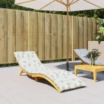 Pernă de șezlong, model frunze, textil Oxford GartenMobel Dekor