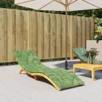 Pernă de șezlong, model frunze, textil Oxford GartenMobel Dekor