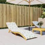 Pernă de șezlong, model frunze, textil Oxford GartenMobel Dekor