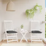 Perne de scaun, 2 buc., antracit, 40x40x7 cm, textil oxford GartenMobel Dekor