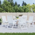 Perne de scaun, 6 buc., 40x40x7 cm, textil, model frunze GartenMobel Dekor