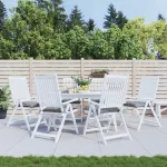 Perne de scaun, 6 buc., gri, 40x40x7 cm, textil oxford GartenMobel Dekor