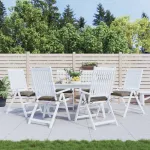 Perne de scaun, 6 buc., gri taupe, 40x40x7 cm, textil oxford GartenMobel Dekor