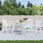 Perne pentru scaun 4 buc. multicolor 40x40x7 cm material textil GartenMobel Dekor